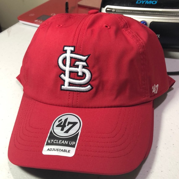 St. Louis Cardinals MLB ‘47 Forward Tech Poly Clean Up Adjustable Hat Cap Men’s - Picture 1 of 5